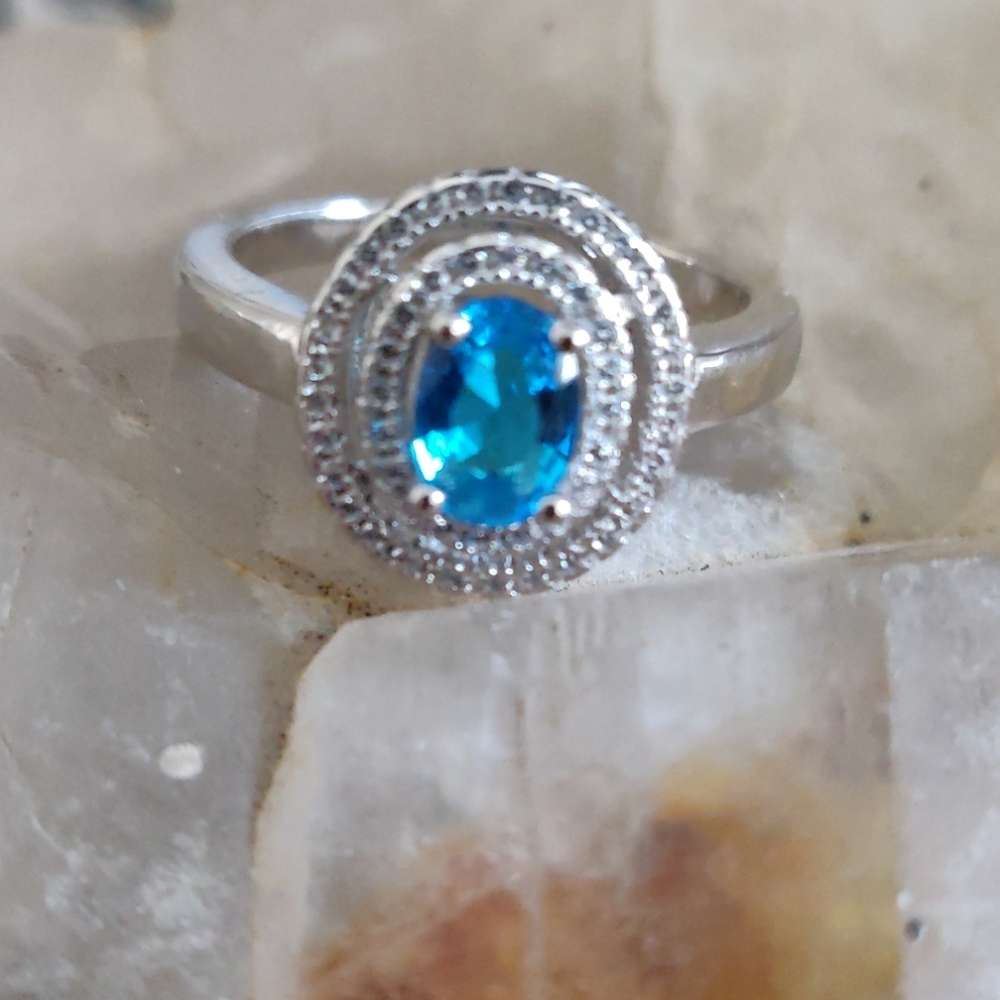 Topaz Sterling Silver Ring
